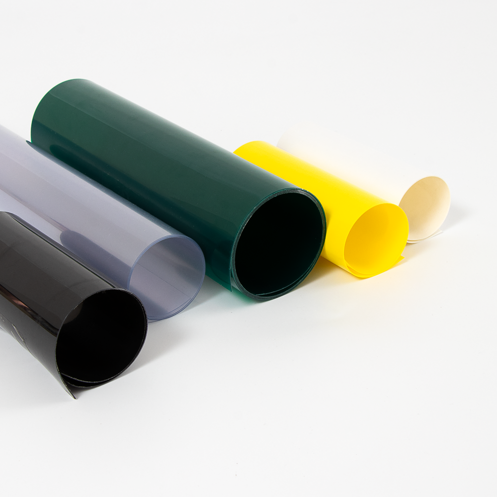 Expédition rapide Personnaliser la taille Feuille rigide en PVC coloré Fabricant chinois